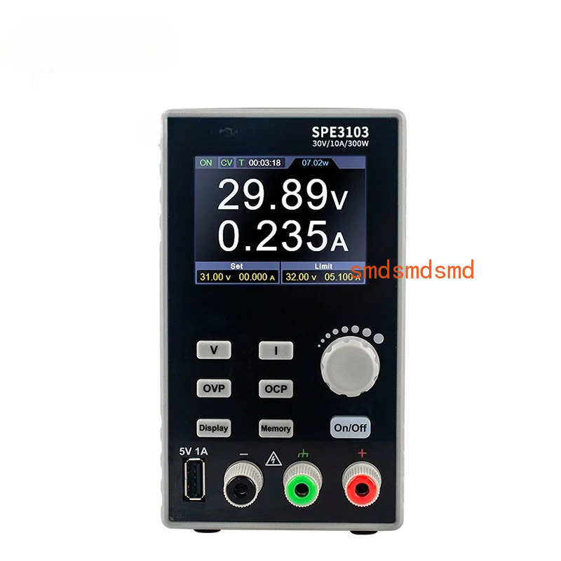 Programmable Dc Power Supply 60V 10A - Alimentation électrique programmable CC SPE 300W