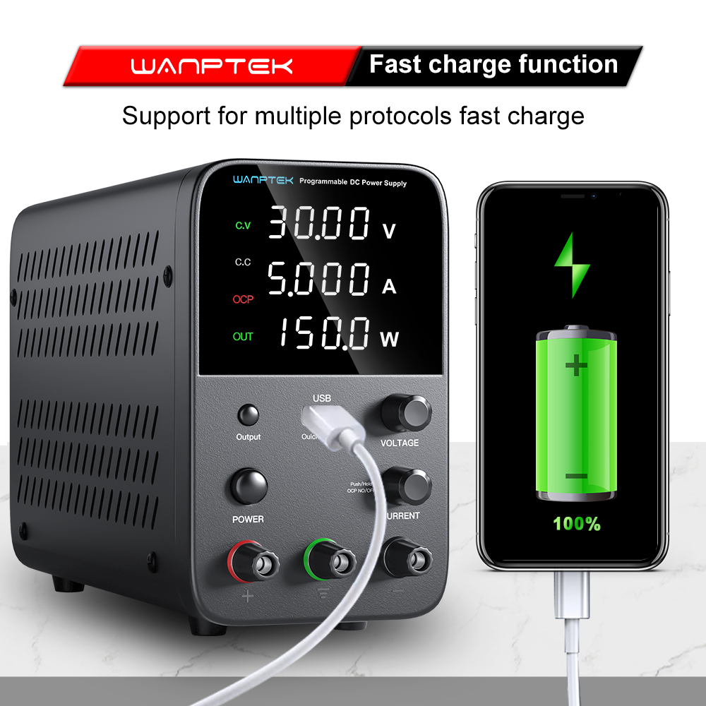 Alimentation de laboratoire Wa - Programmable Dc Power Supply 60V 10A avis et prix
