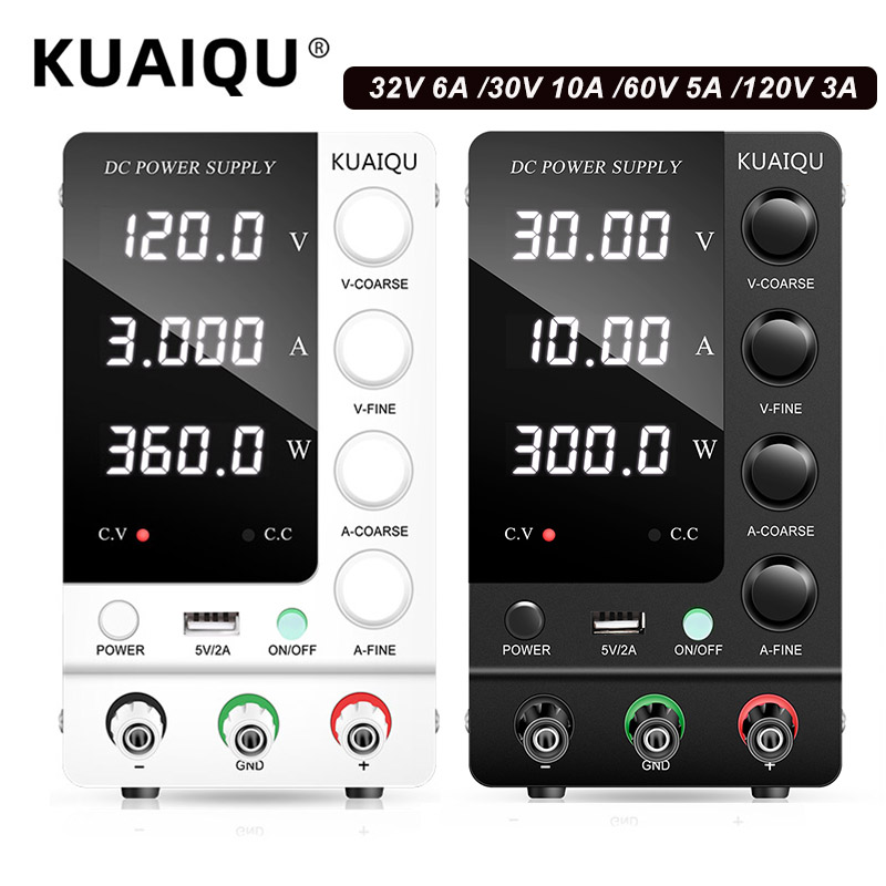 KUAIQU Alimentation CC de Labo - High Precision Adjustable Lab Power Supply 120V 3A avis et prix